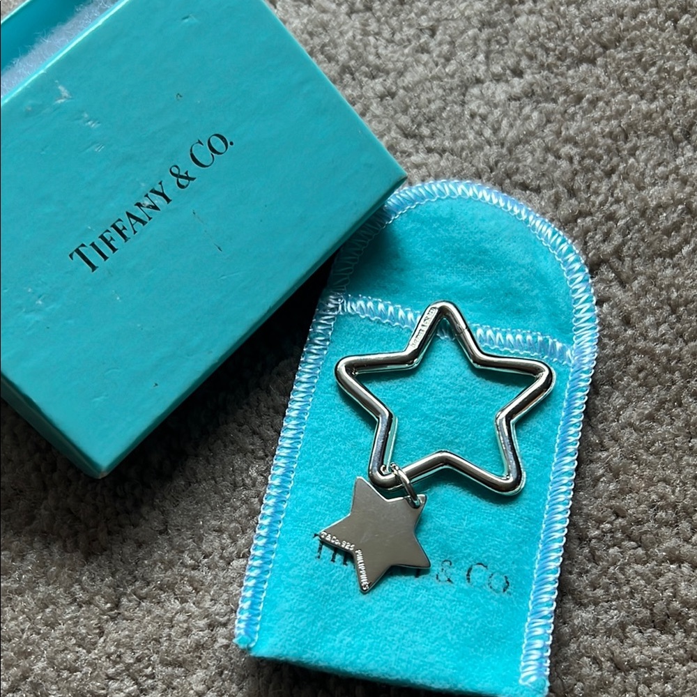 Tiffany & Co. Silver Star Keychain RARE